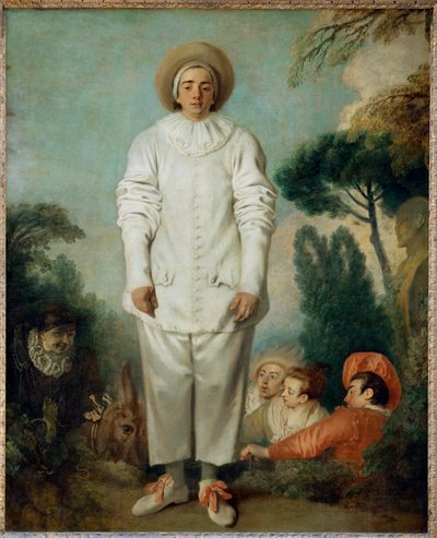 ピエロ、旧名ジル... 作： Jean-Antoine Watteau