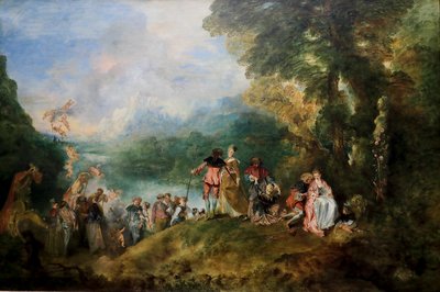 サイテラ島へのピリグリマージュ 作： Jean Antoine Watteau