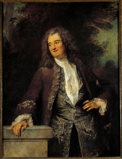 ジェンティルマンの肖像 ジャン・アントワーヌ・ワトー（1684-1721）の絵画 1715 Sun.1,3x0,97 m 作： Jean Antoine Watteau