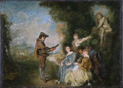 スウェーデン語: 愛のレッスン
 愛のレッスン 作： Jean-Antoine Watteau