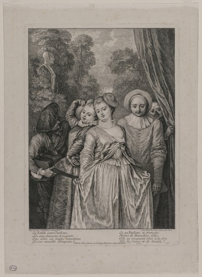 衣装はイタリアン 作： Jean Antoine Watteau