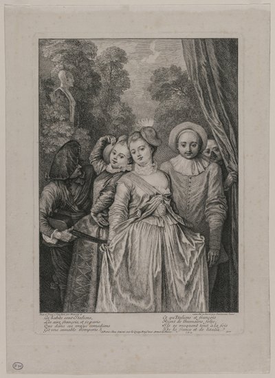 服はイタリア製 作： Jean Antoine Watteau