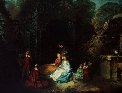 フルート奏者 作： Jean Antoine Watteau
