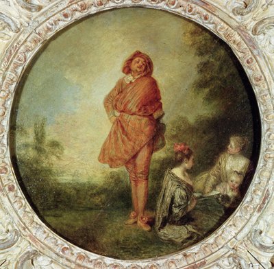 誇り高き男、1715 作： Jean Antoine Watteau