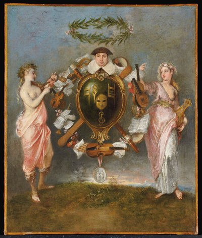 コメディと音楽の連合 作： Jean Antoine Watteau