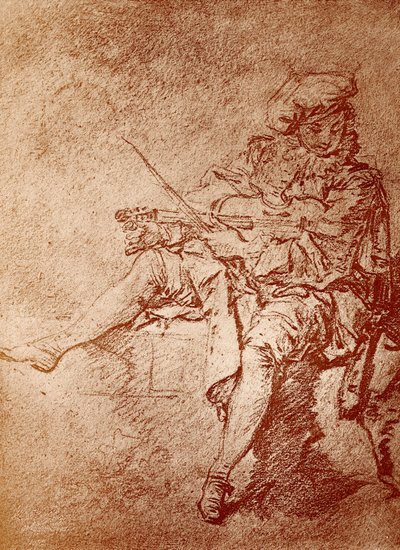 バイオリニスト 作： Jean Antoine Watteau