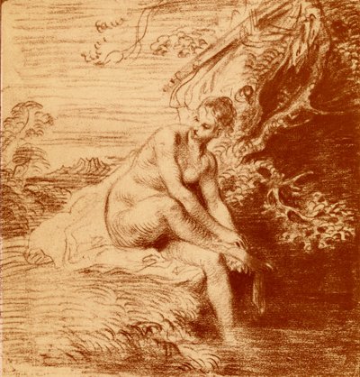 ダイアナのお風呂 作： Jean Antoine Watteau