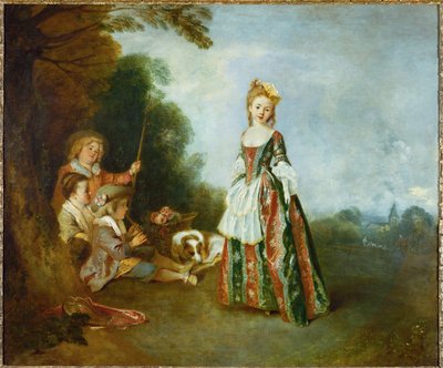  作： Jean Antoine Watteau