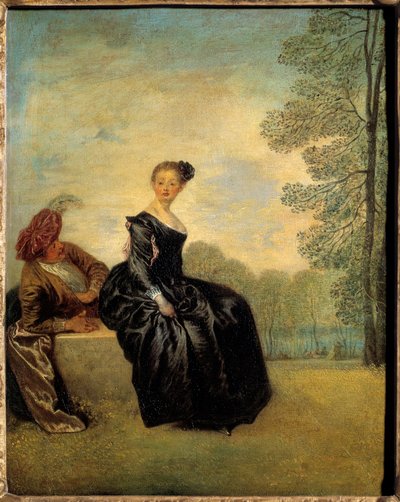ペディのこと。ジャン・アントワーヌ・ワトー（1684-1721）の絵画 作： Jean Antoine Watteau