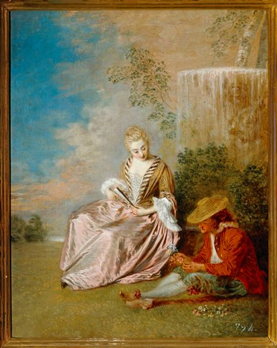  作： Jean Antoine Watteau