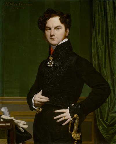 アメデダビッド、コントデパストレ、1823-26 作： Jean Auguste Dominique Ingres