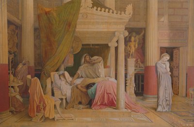 アンティオコスとストラトニツェ、1840 作： Jean Auguste Dominique Ingres
