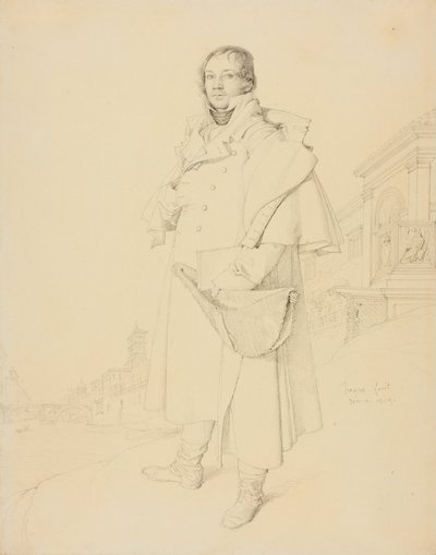シャルル・フランソワ・マレ、土木技師 作： Jean Auguste Dominique Ingres