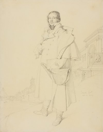 チャールズフランソワマレット、土木技師、1809 作： Jean Auguste Dominique Ingres