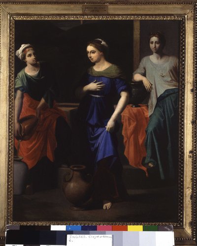 エリエゼルとレベッカ 作： Jean Auguste Dominique Ingres