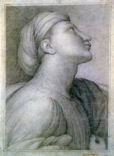 顔のプロフィール 作： Jean Auguste Dominique Ingres