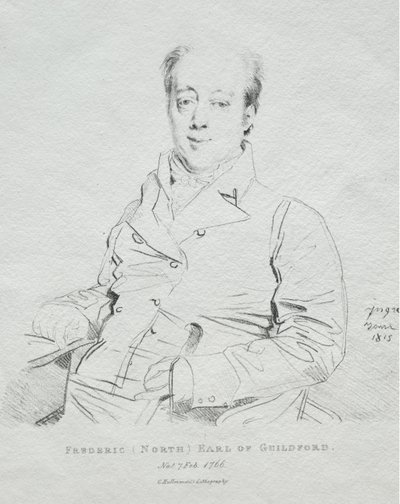 第5代ギルフォード伯フレデリック 作： Jean Auguste Dominique Ingres