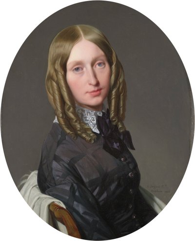 フランス語：オーギュスティーヌ＝モデスト＝オルタンス・ライゼ、フレデリック・ド・ライゼ夫人の肖像 作： ジャン・オーギュスト・ドミニク・アングル