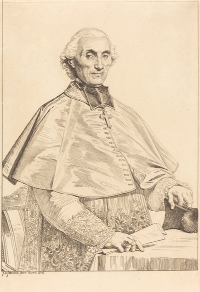 ガブリエル・コルトワ・ド・プレシニー 作： Jean Auguste Dominique Ingres