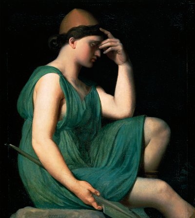 ホーマー、オデッセイ、ジャン・オーギュスト・ドミニク・イングレス（1780-1867）作。 作： Jean Auguste Dominique Ingres