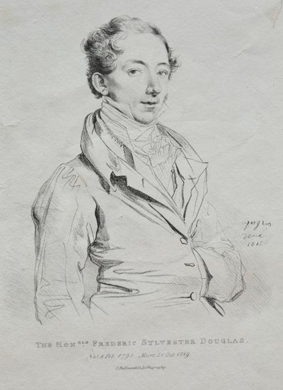 名誉あるフレデリック・シルベスター・ダグラス 作： Jean Auguste Dominique Ingres