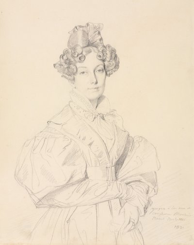 デジレ・ラウル・ロシェット夫人 作： Jean Auguste Dominique Ingres