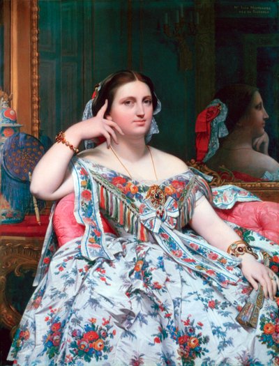 モイテシエ夫人、1856年 作： Jean Auguste Dominique Ingres