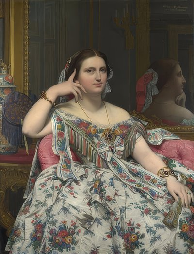 マダムモイテシエ。 1856 作： Jean Auguste Dominique Ingres