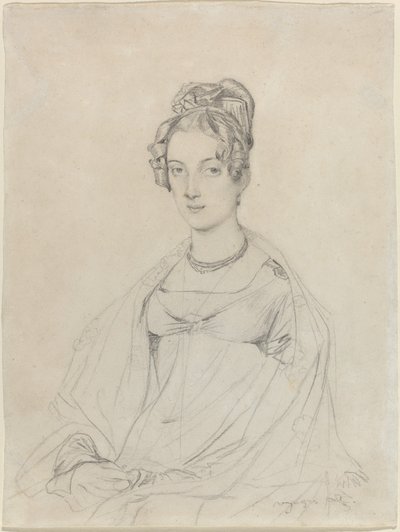 エドワード・ドッドウェル夫人 作： Jean Auguste Dominique Ingres