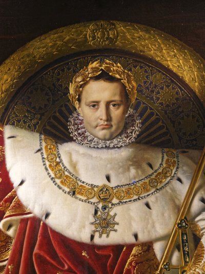ナポレオン1世、帝王の座につく 作： Jean Auguste Dominique Ingres