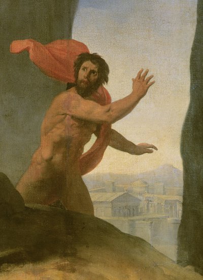 オイディプスとスフィンクス、1808 作： Jean Auguste Dominique Ingres