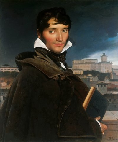 フランソワマリウスグラネの肖像1775〜1849年、1807年。 作： Jean Auguste Dominique Ingres