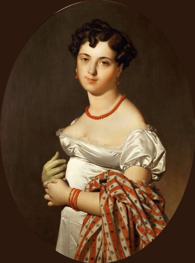マダムセシルパンクッケの肖像、ボシェ 作： Jean Auguste Dominique Ingres