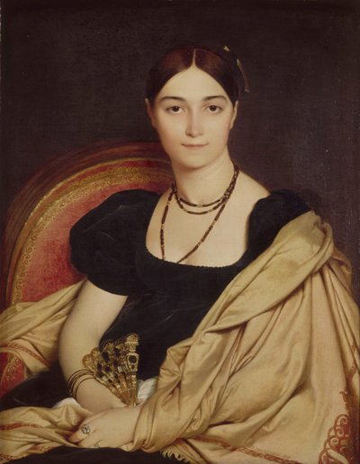 マダムデュヴォーの肖像、1807年 作： Jean Auguste Dominique Ingres