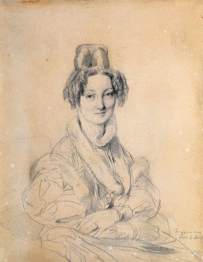 ヒトルフ夫人の肖像 作： Jean Auguste Dominique Ingres