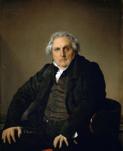 ムッシュ・ベルタンの肖像 作： Jean Auguste Dominique Ingres