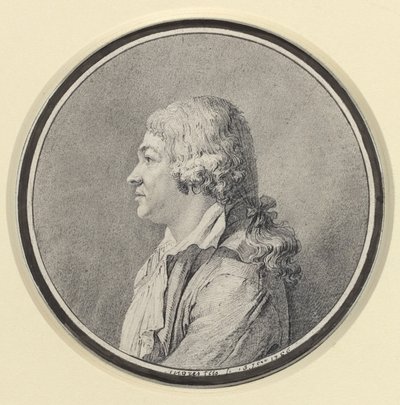 男の肖像 作： Jean Auguste Dominique Ingres