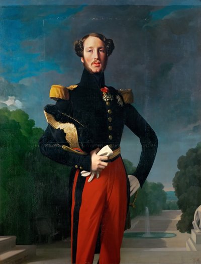 オルディアン公フェルディナンドフィリップ王子1810〜1842年 作： Jean Auguste Dominique Ingres