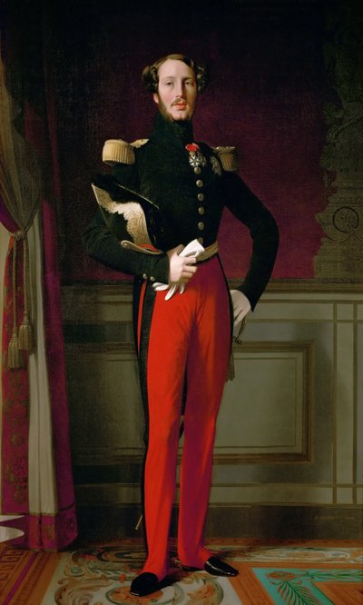 オルディアン公フェルディナンドフィリップ王子1810〜1842年 作： Jean Auguste Dominique Ingres