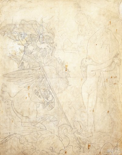 ロジャーとアンジェリーク、 作： Jean Auguste Dominique Ingres