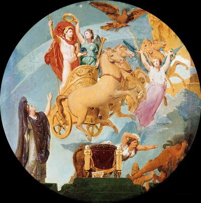 ナポレオン1世の神格化、1853年。 作： Jean Auguste Dominique Ingres