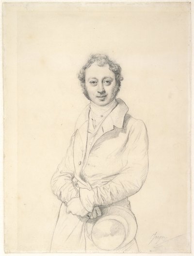 考古学者デシレ-ラウルロシェット 作： Jean Auguste Dominique Ingres
