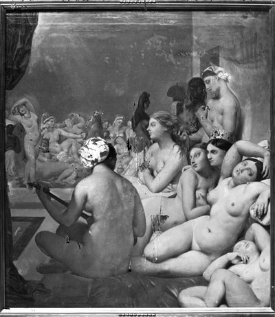 トルコ風呂、1859年10月7日 作： Jean Auguste Dominique Ingres