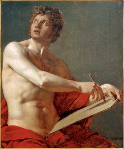 男性のトルソー 作： Jean Auguste Dominique Ingres