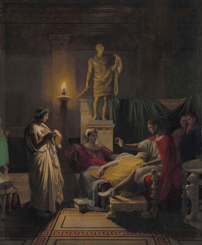 アエネーイスから読んでいるウェルギリウス、1864年。 作： Jean Auguste Dominique Ingres