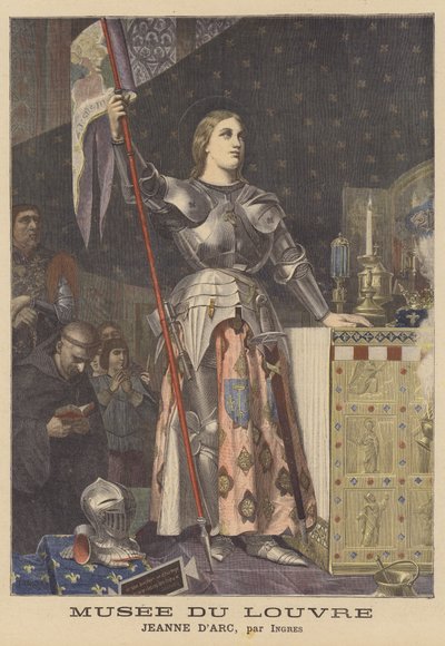 チャールズ7世の戴冠式でのジャンヌダルク 作： Jean Auguste Dominique (after) Ingres