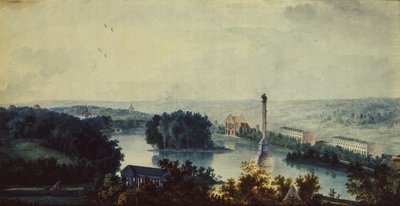 ツァールスコエセロー。チェスメ列、1780年代 作： Jean Balthazard de la Traverse
