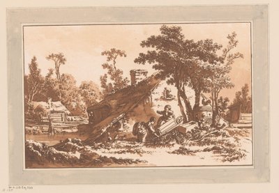 農場で遊ぶ子供たち 作： Jean Baptist Leprince