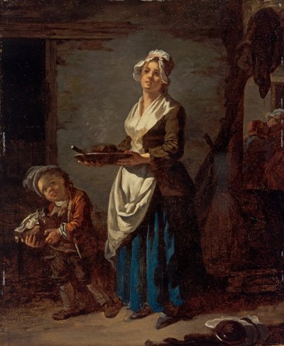 キッチンメイドと雑用係 作： Jean Baptiste (1728 1806) Charpentier