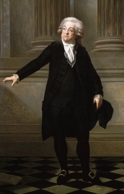 オノレ ガブリエル リケティの肖像、ミラボー伯爵 (キャンバスに油彩) 作： Jean Baptiste Adolphe Gibert